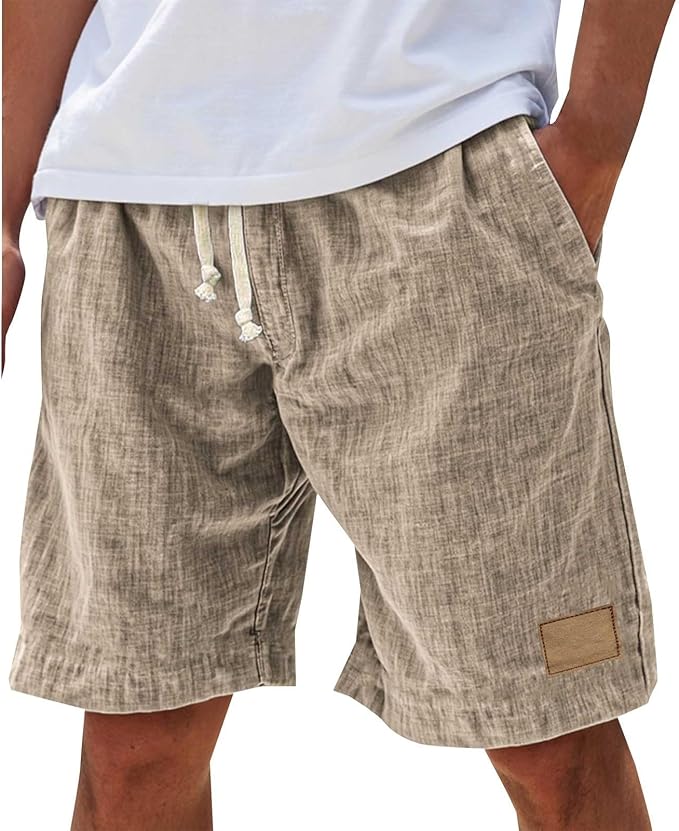 Isaac | Timeless Relaxed Linen Shorts with Drawstring Waist