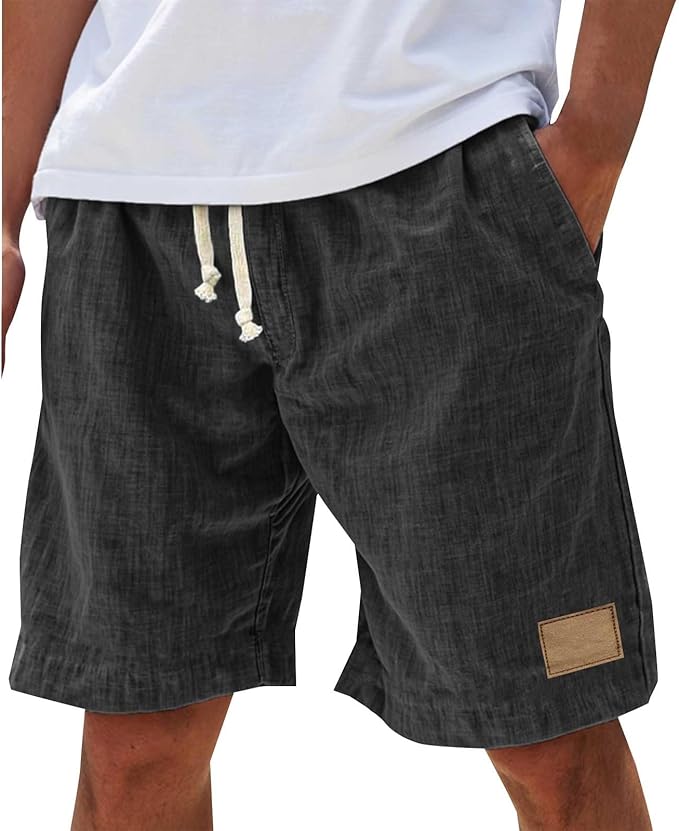 Isaac | Timeless Relaxed Linen Shorts with Drawstring Waist
