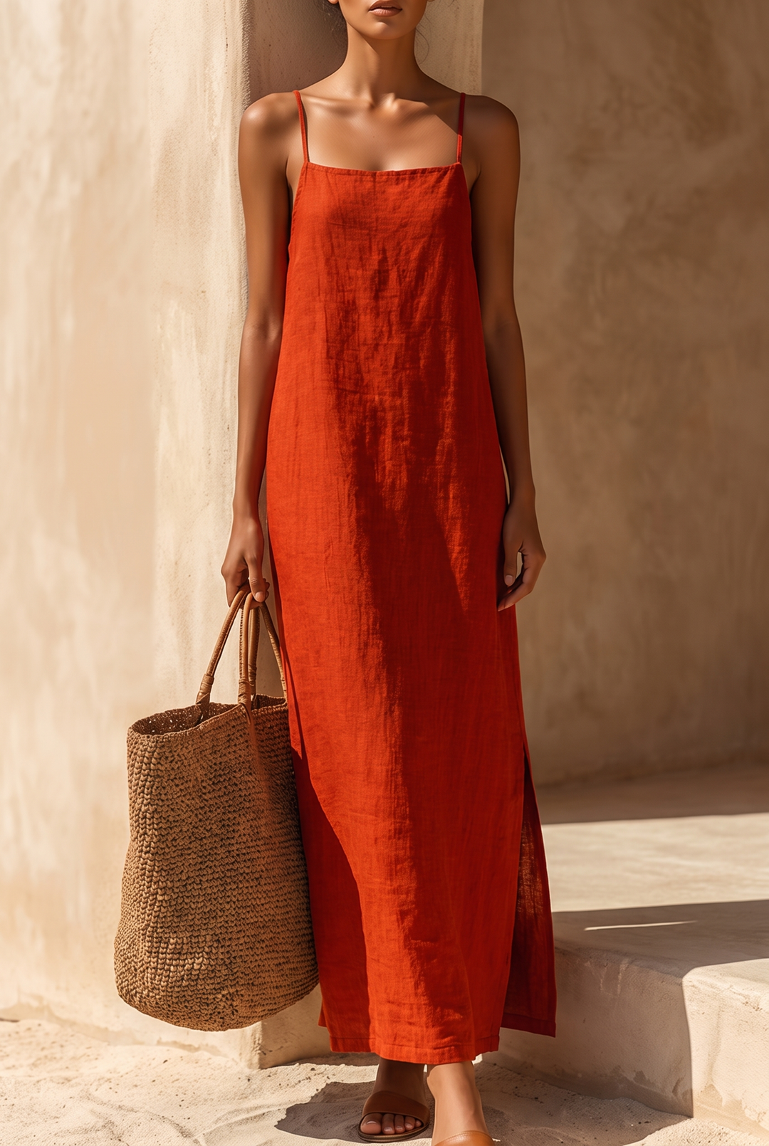 Isabella | Classic Square Neck Maxi Summer Dresses
