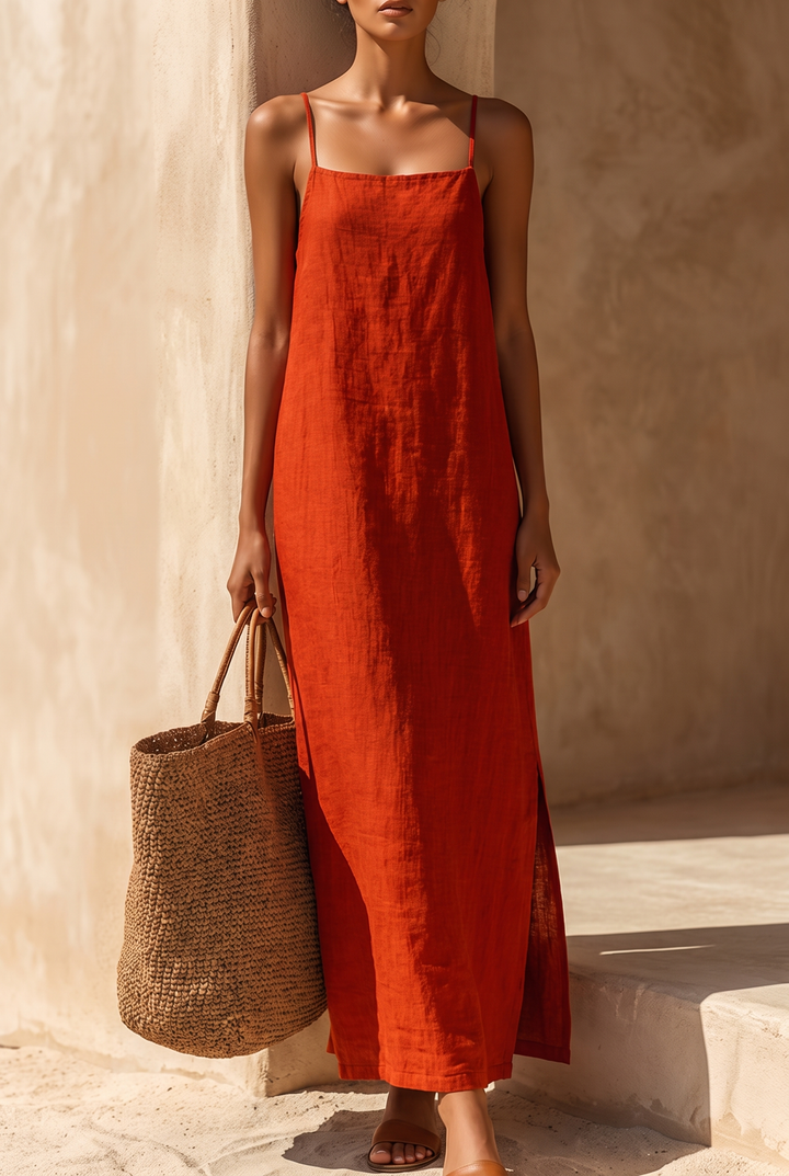 Isabella | Classic Square Neck Maxi Summer Dresses