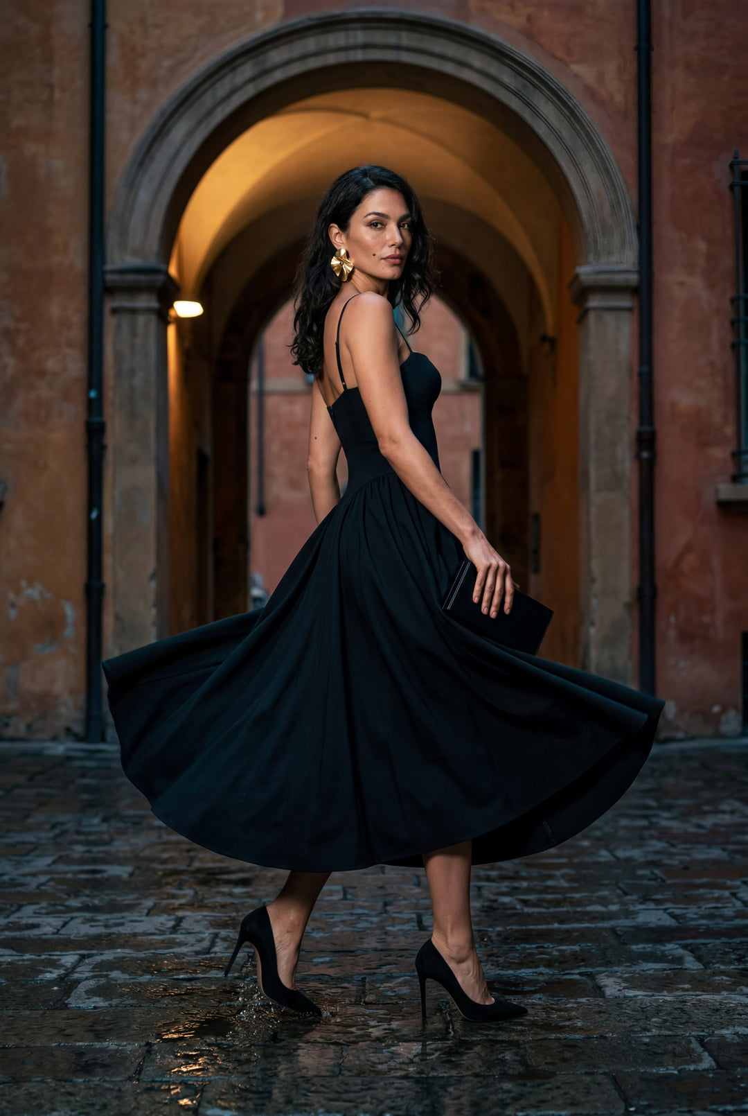 Isabella | Effortless Floral Corset Midi Races Dresses