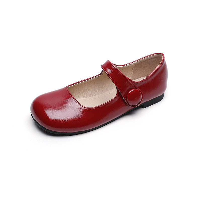 Isabelle | Graceful Round Toe Mary Jane Flats with Adjustable Strap