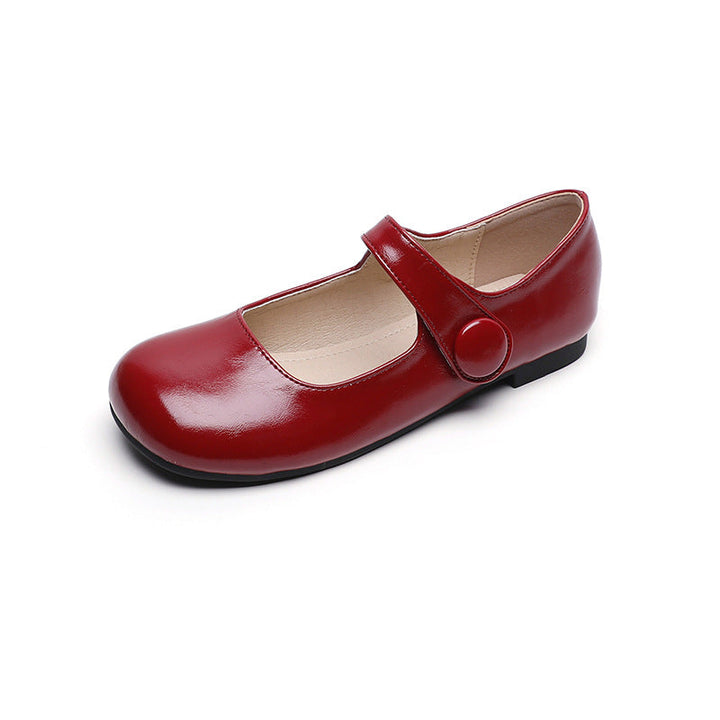 Isabelle | Graceful Round Toe Mary Jane Flats with Adjustable Strap