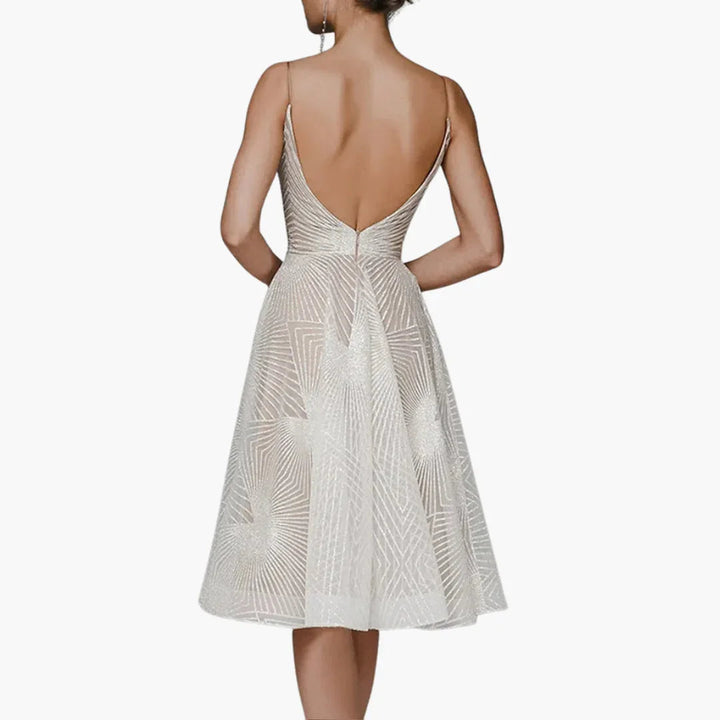 Isabelle | Relaxed Sparkle Sequin Midi Cocktail Dress