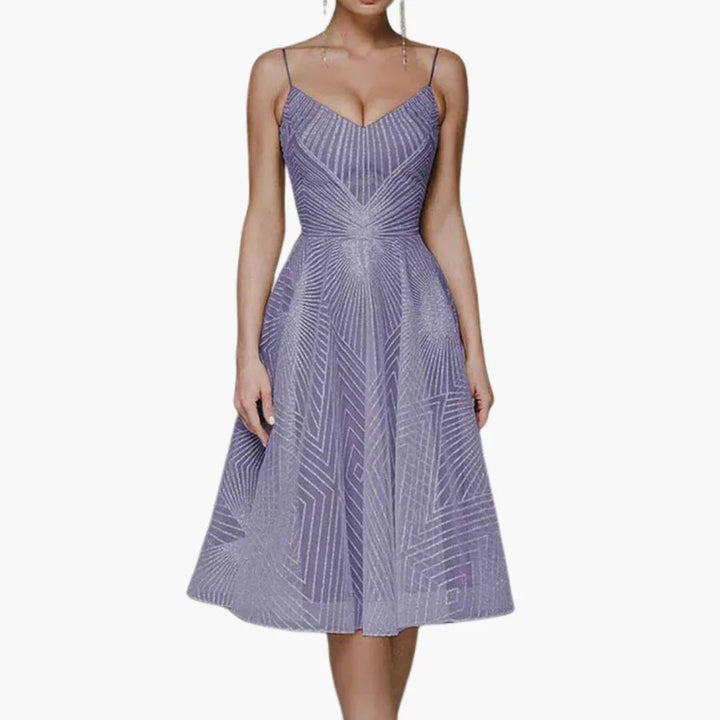 Isabelle | Relaxed Sparkle Sequin Midi Cocktail Dress