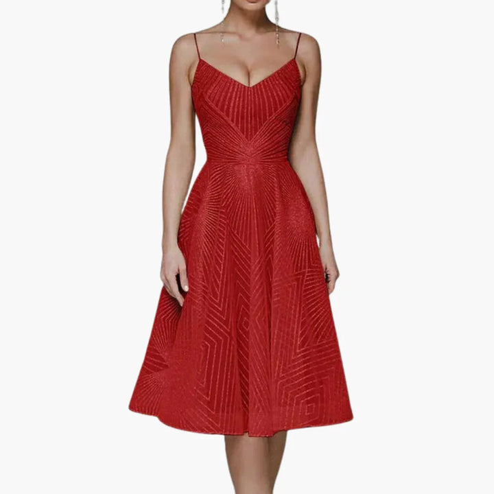 Isabelle | Relaxed Sparkle Sequin Midi Cocktail Dress