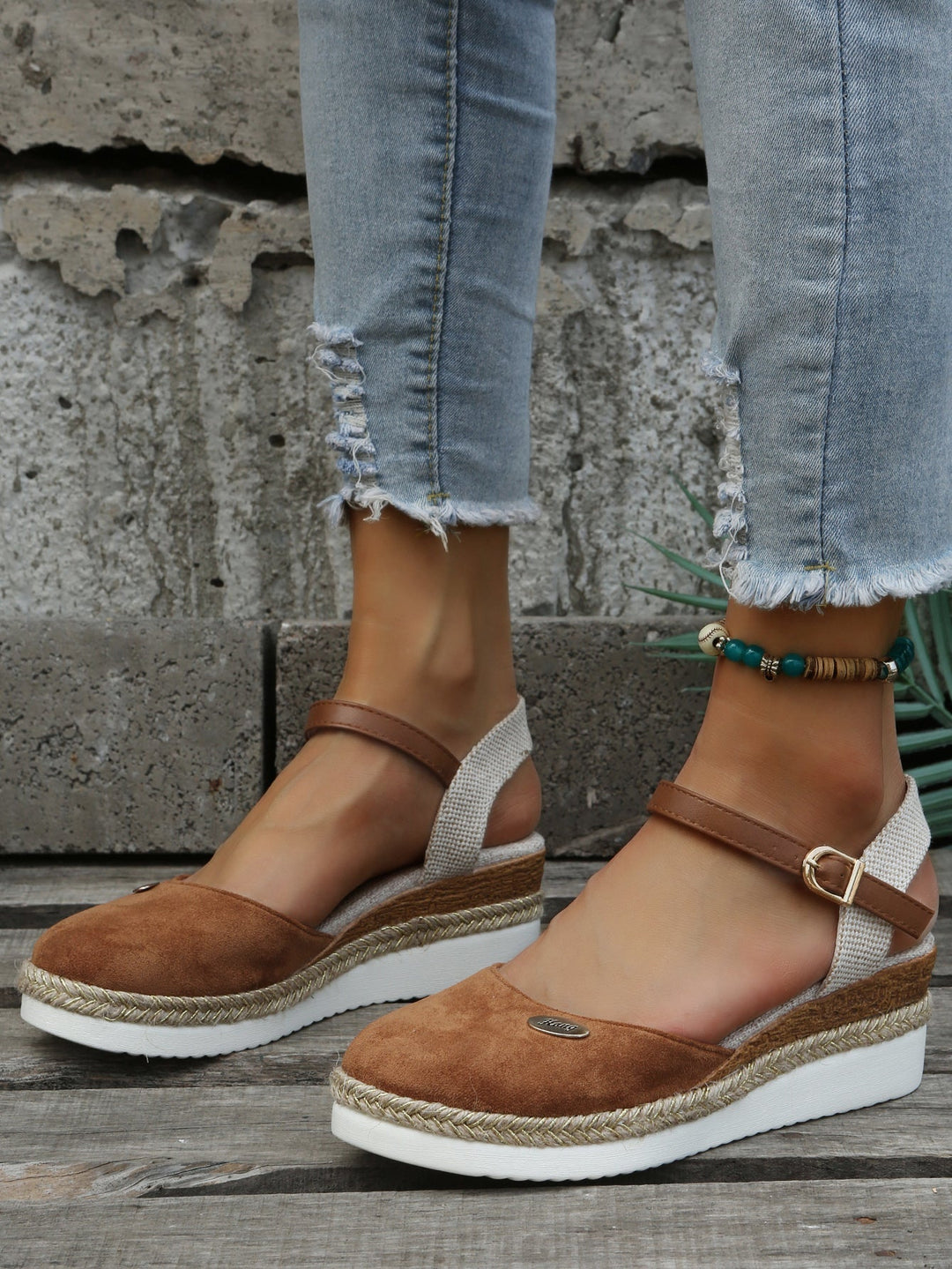 Isabelle | Timeless Espadrille Wedge Mary Jane Shoes
