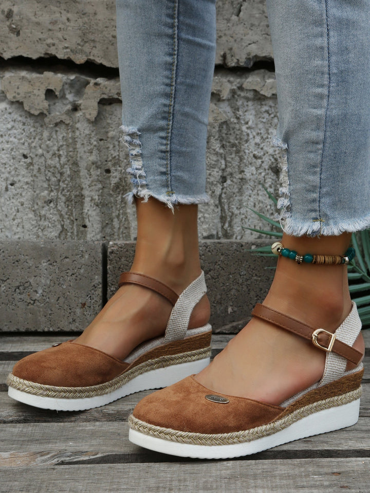 Isabelle | Timeless Espadrille Wedge Mary Jane Shoes