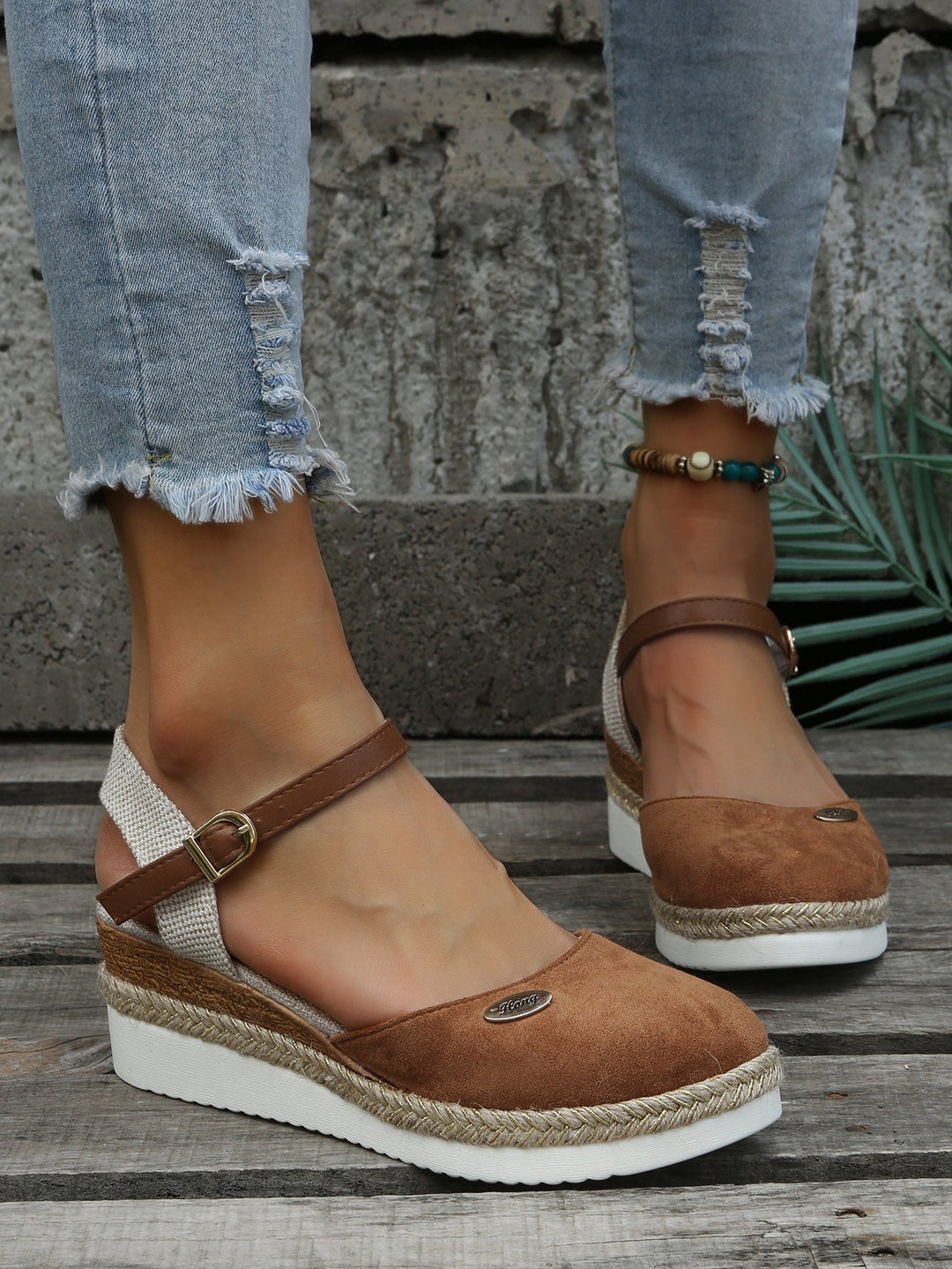 Isabelle | Timeless Espadrille Wedge Mary Jane Shoes