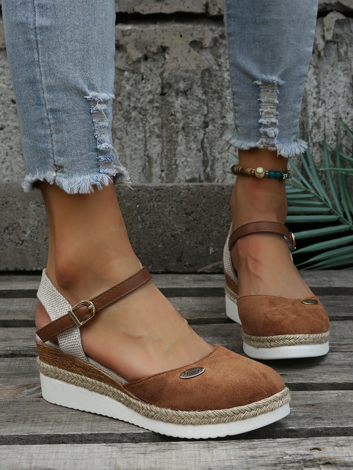Isabelle | Timeless Espadrille Wedge Mary Jane Shoes
