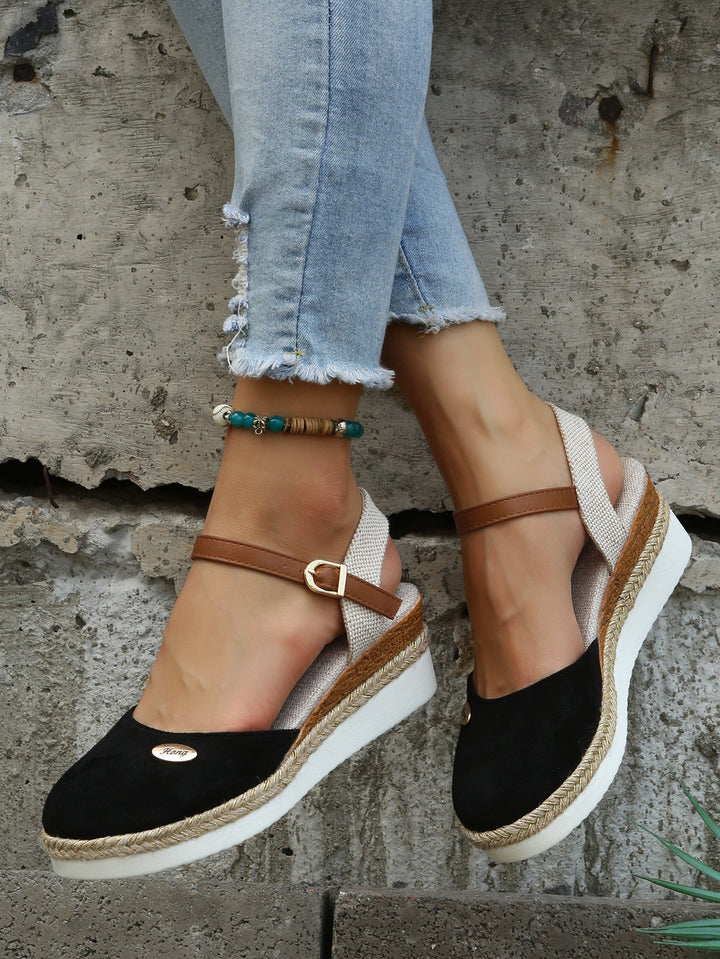 Isabelle | Timeless Espadrille Wedge Mary Jane Shoes