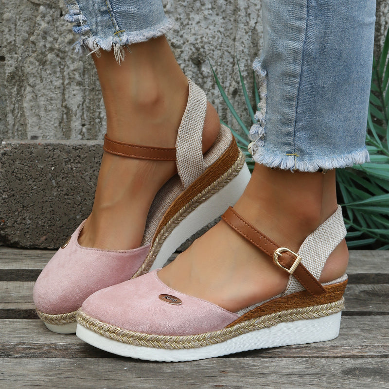 Isabelle | Timeless Espadrille Wedge Mary Jane Shoes