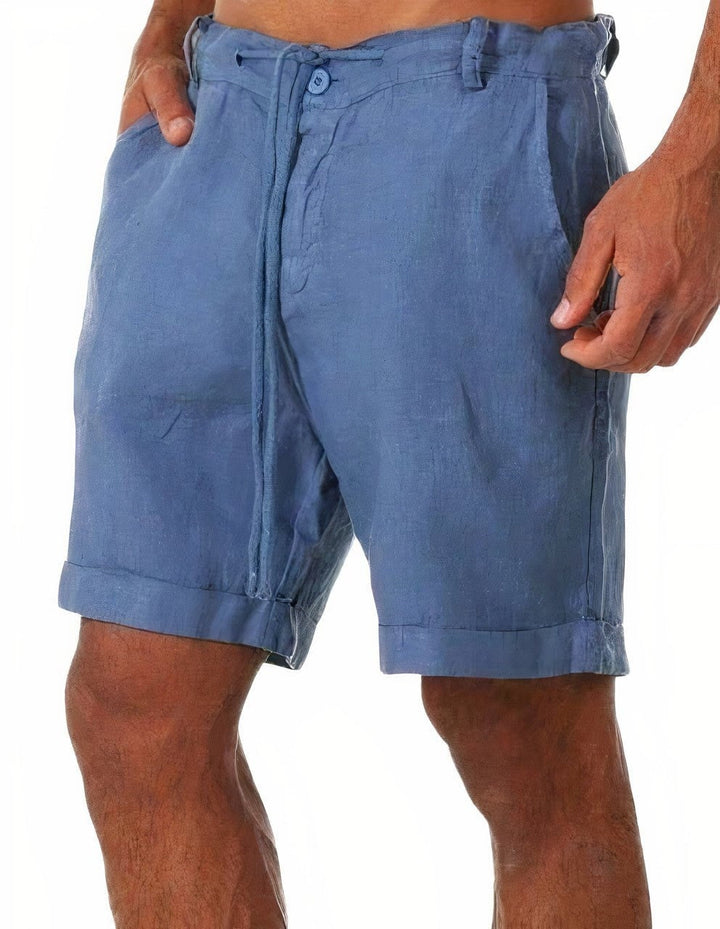 Isaiah | Effortless Drawstring Linen Shorts for Summer