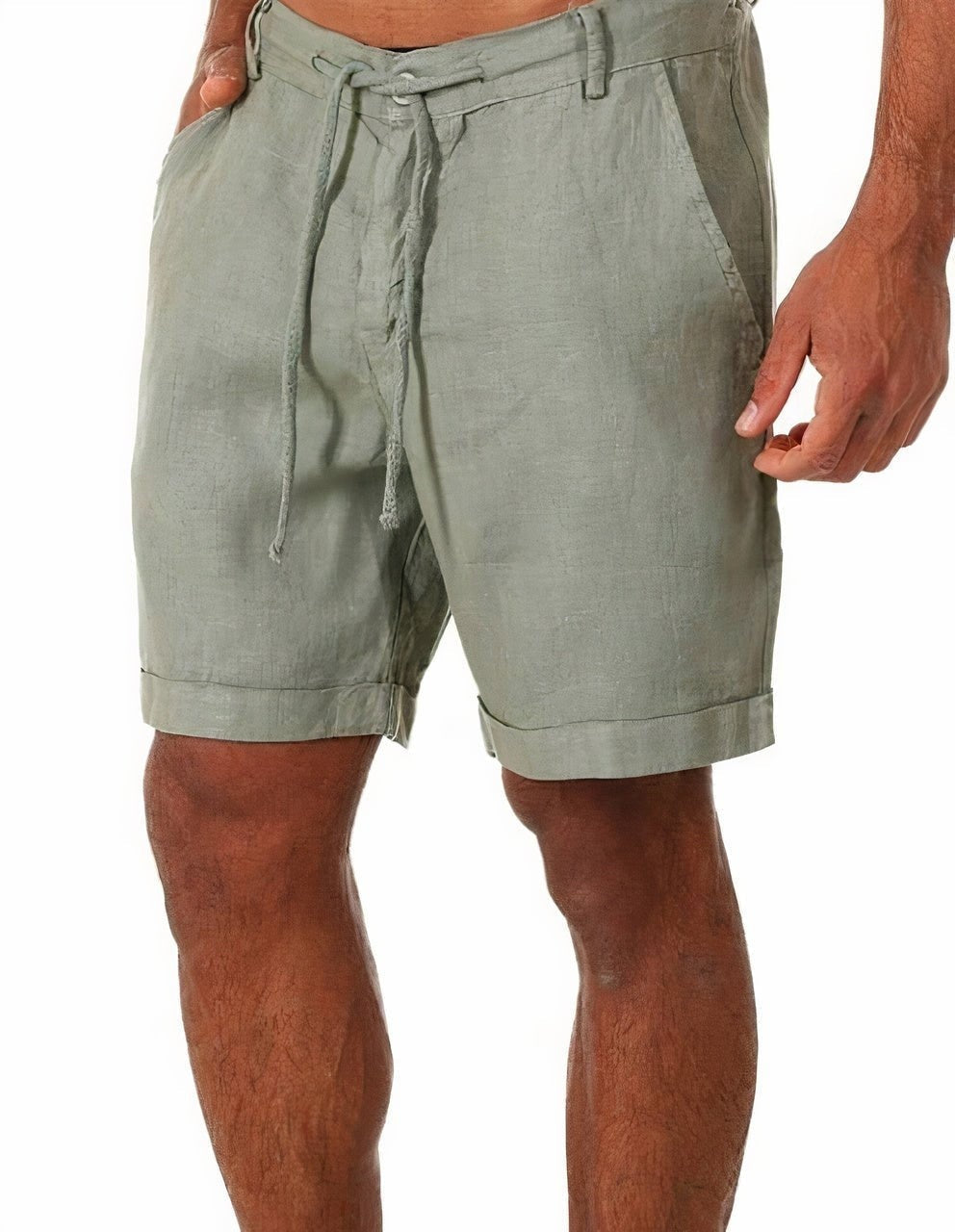 Isaiah | Effortless Drawstring Linen Shorts for Summer