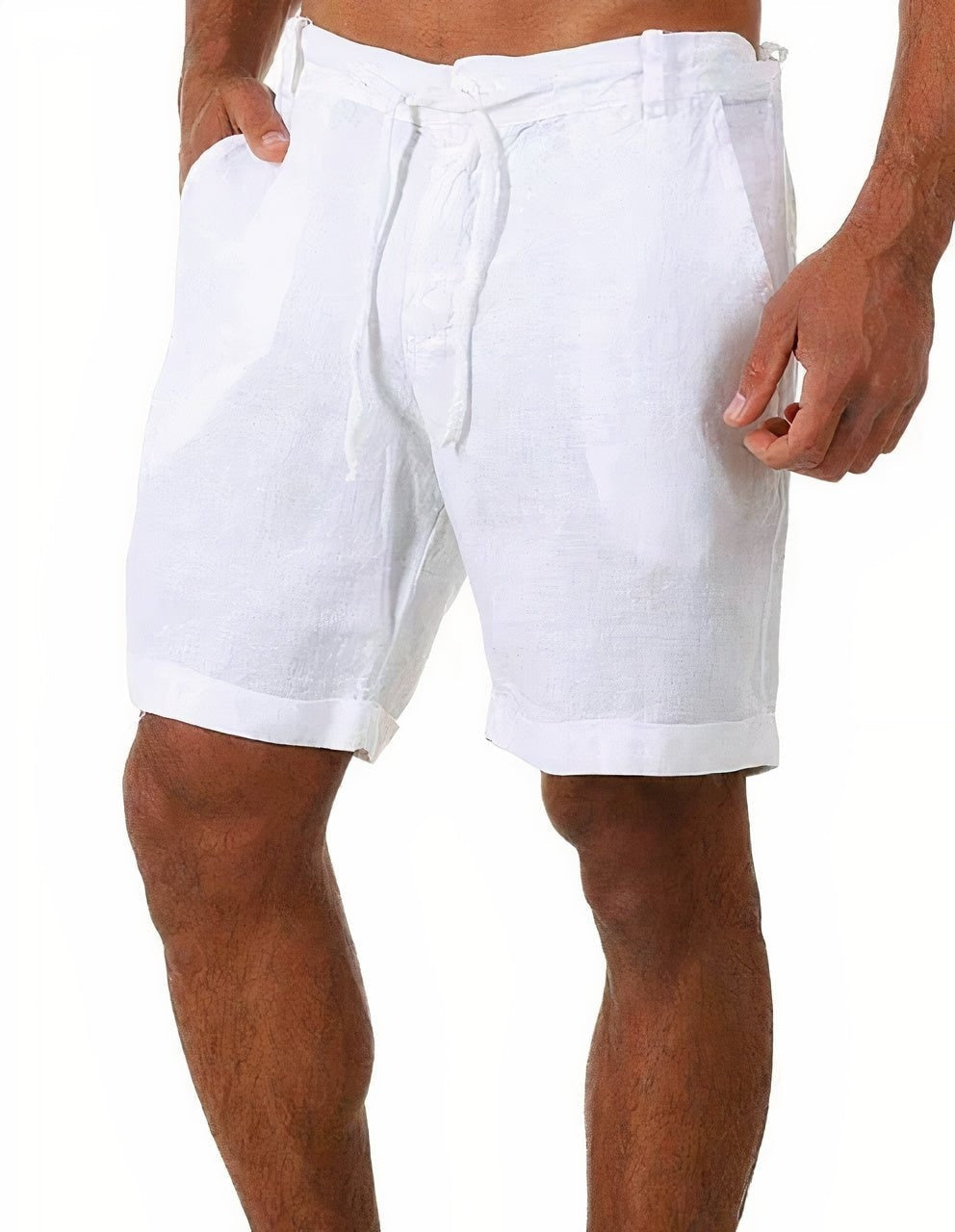 Isaiah | Effortless Drawstring Linen Shorts for Summer