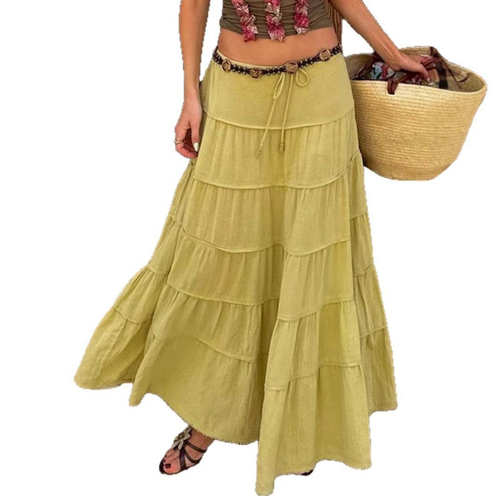 Isla | Timeless Tiered Boho Midi Skirt