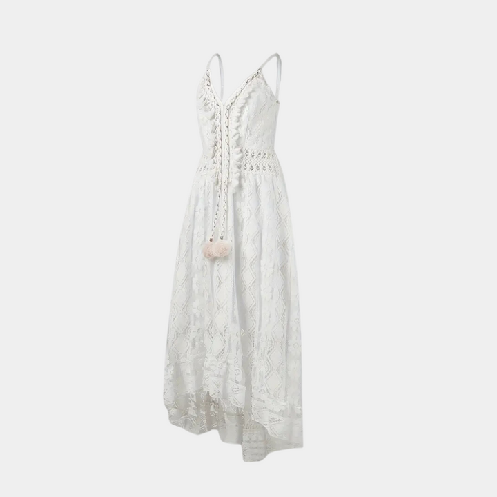 Ivy | Stylish Lace Boho Midi Races Dresses