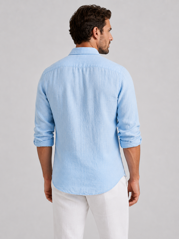 Jack | Classic Relaxed Fit Button-Up Linen Shirt