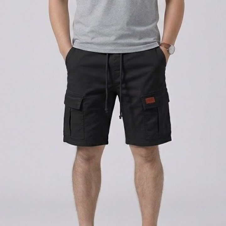 Jack | Knee Length Drawstring Cargo Mens Shorts
