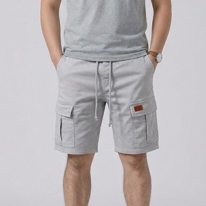 Jack | Knee Length Drawstring Cargo Mens Shorts