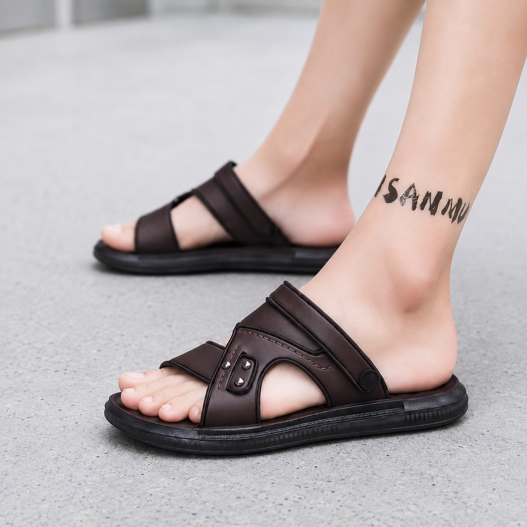 Jack | Refined Open Toe Slingback Mens Sandals