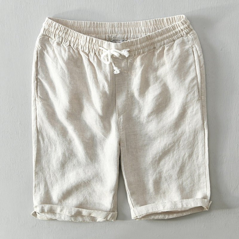 Jack | Relaxed Fit Drawstring Linen Shorts