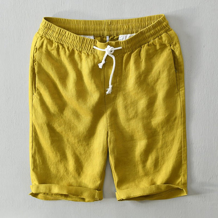 Jack | Relaxed Fit Drawstring Linen Shorts