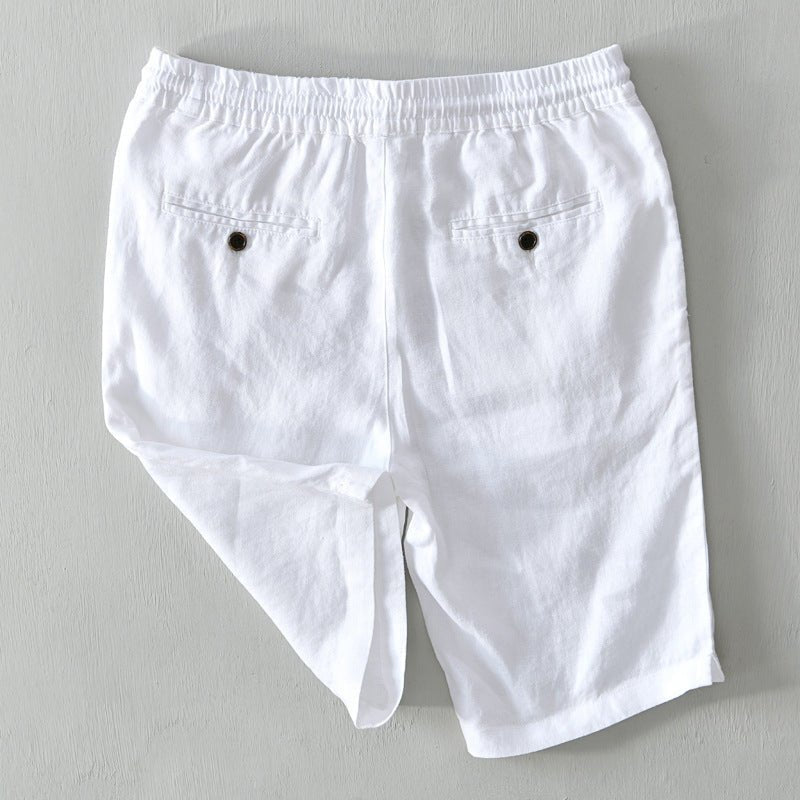 Jack | Relaxed Fit Drawstring Linen Shorts