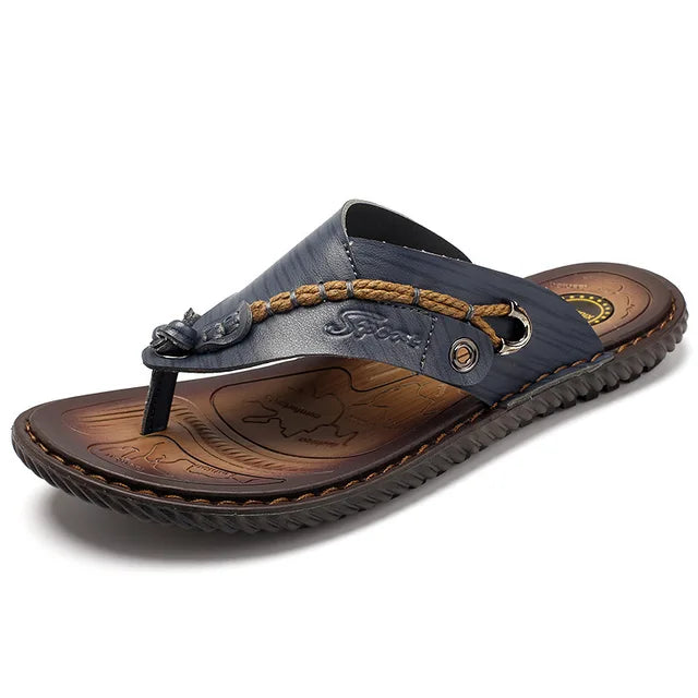 Jackson | Relaxed Braided Thong Mens Sandals