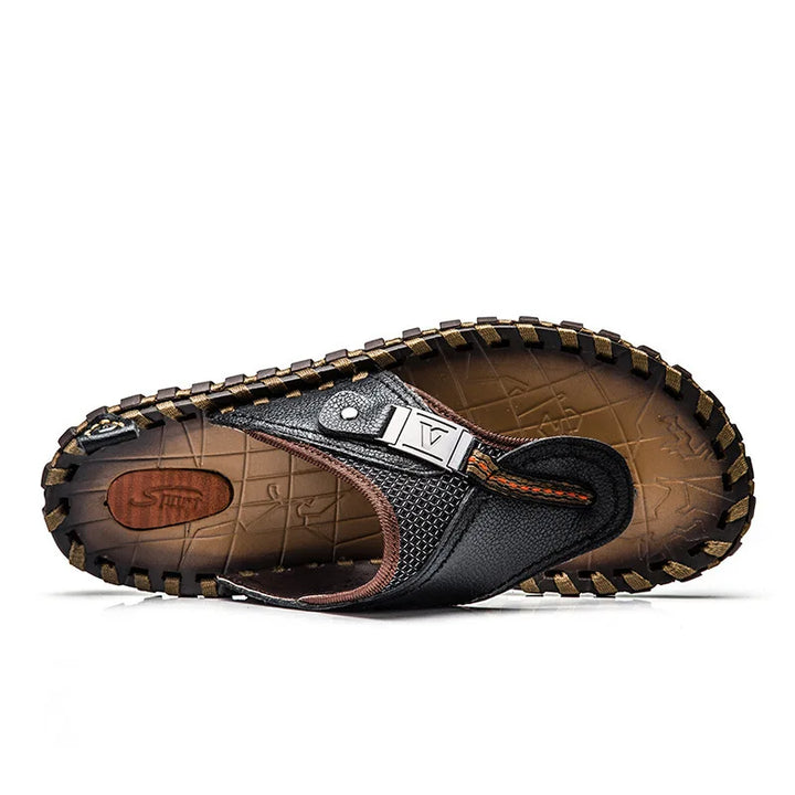 Jackson | Relaxed Braided Thong Mens Sandals