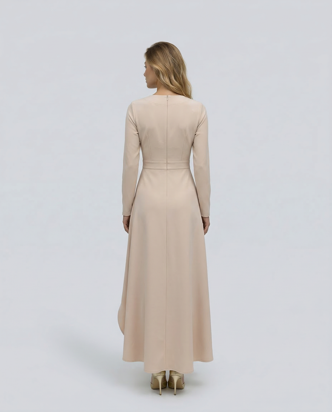 Jasmine | Classic Wrap Long Sleeve Party Dress