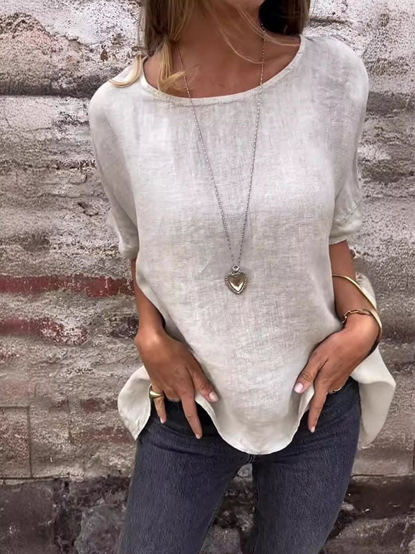 Jasmine | Polished Relaxed Fit Textured Summer Tops