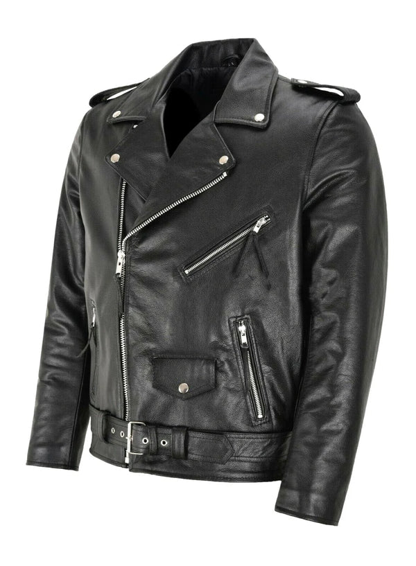 Jayden | Stylish Classic Biker Moto Leather Jacket