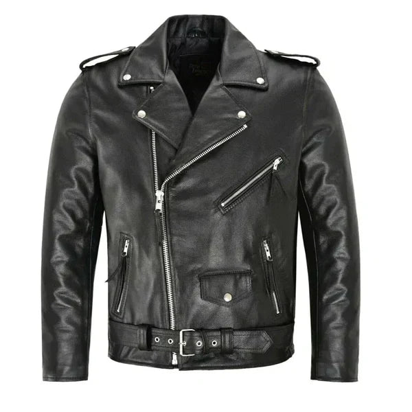 Jayden | Stylish Classic Biker Moto Leather Jacket