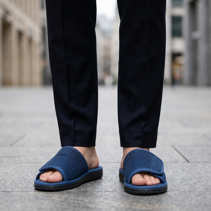 Jordan | Adjustable Open Toe Mens Slides