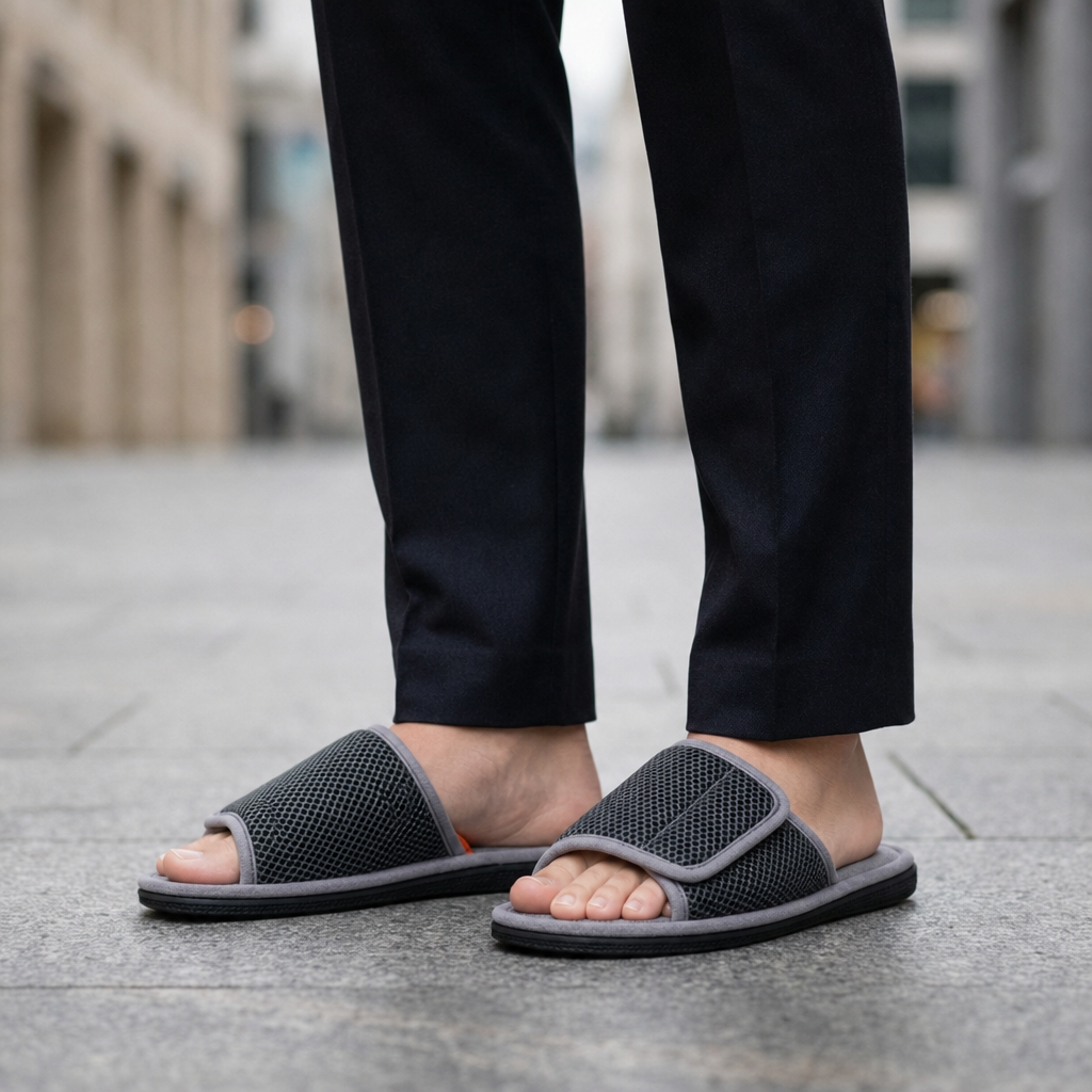 Jordan | Adjustable Open Toe Mens Slides