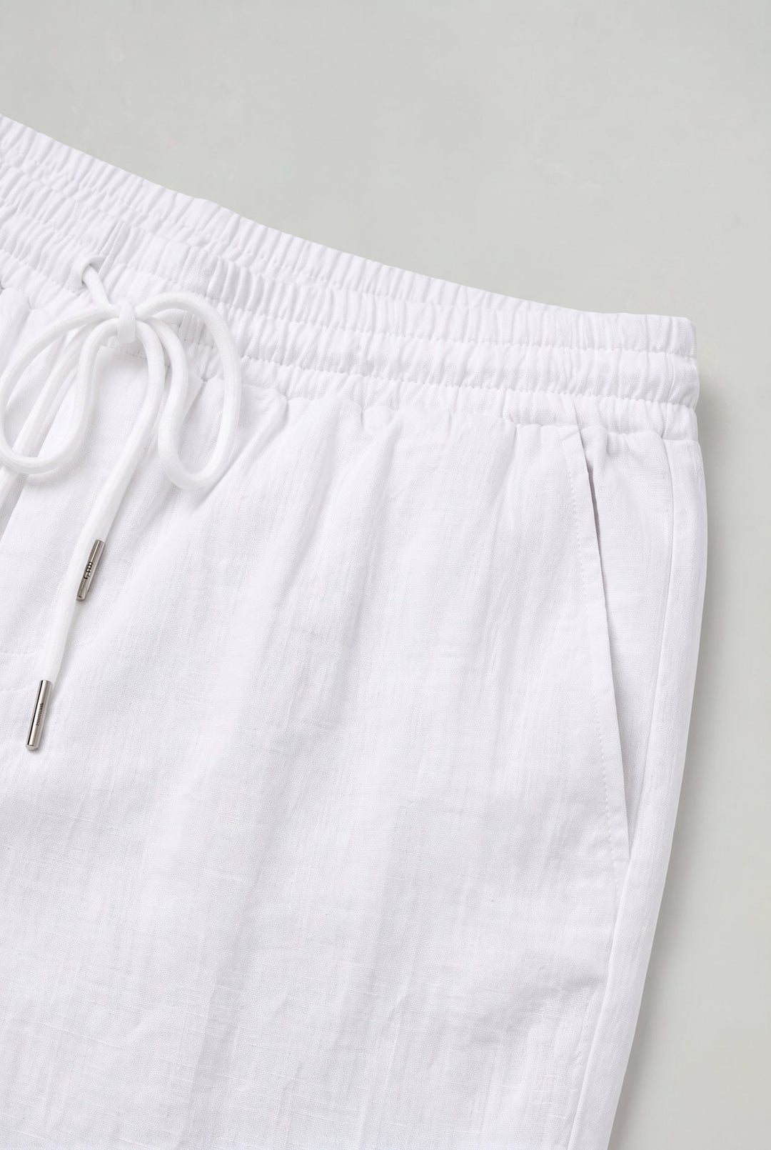 Jordan | Polished Cargo Linen Shorts with Drawstring Waist