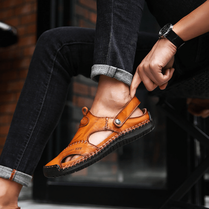 Joseph | Stylish Closed Toe Mens Sandals