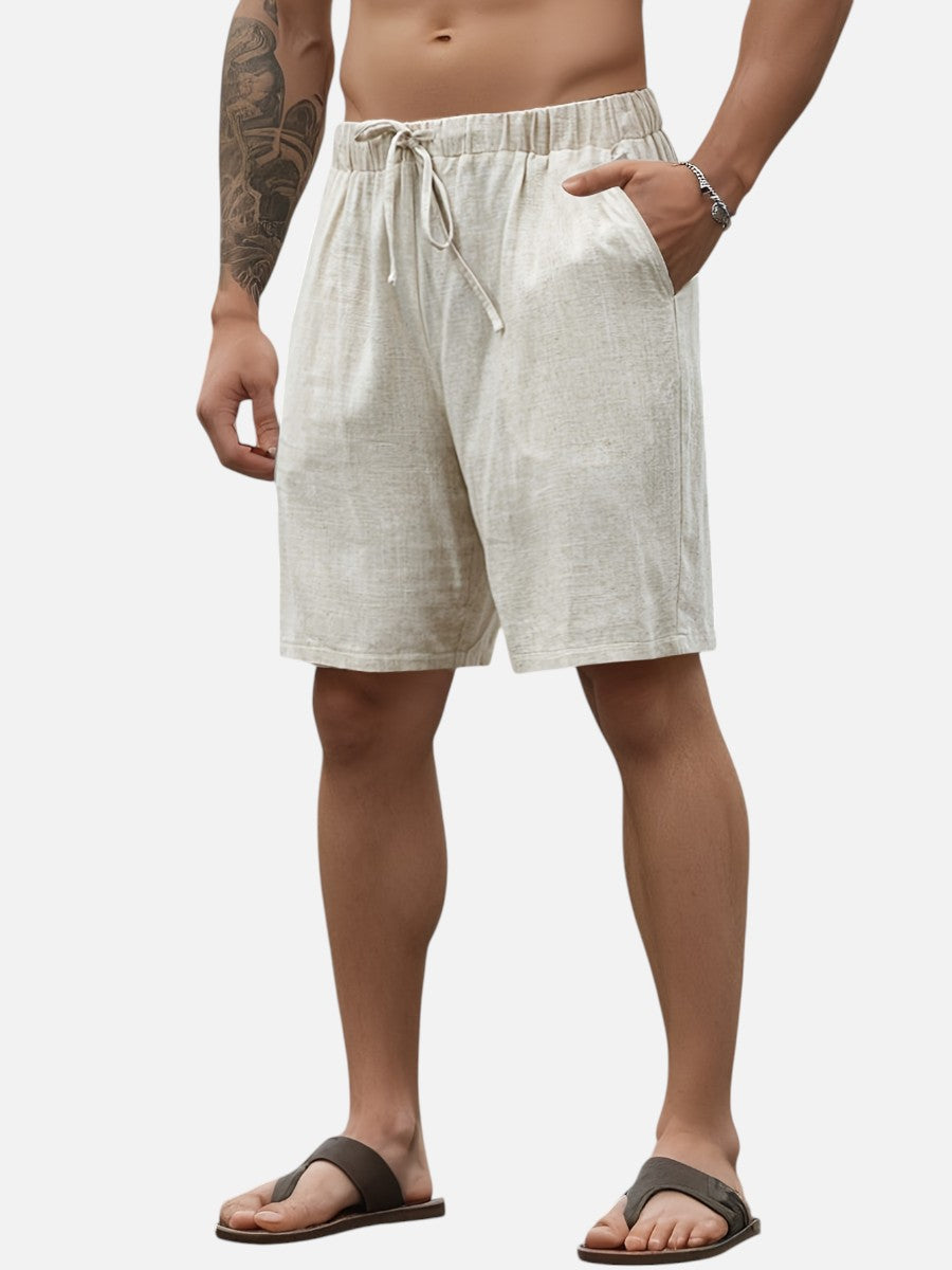Jude | Refined Casual Drawstring Linen Shorts