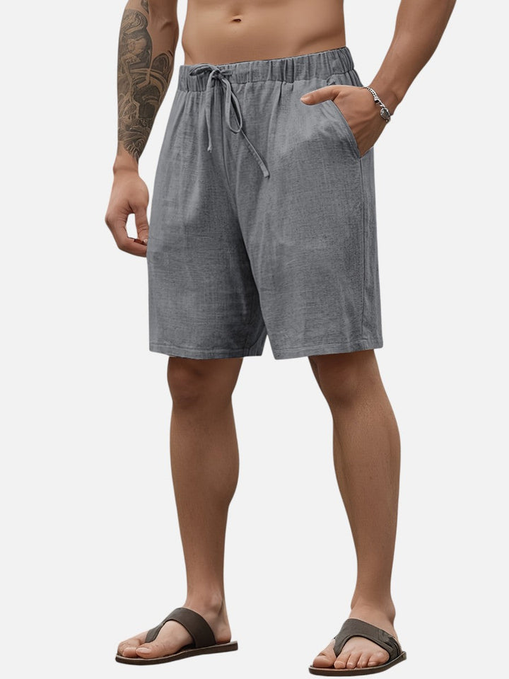 Jude | Refined Casual Drawstring Linen Shorts