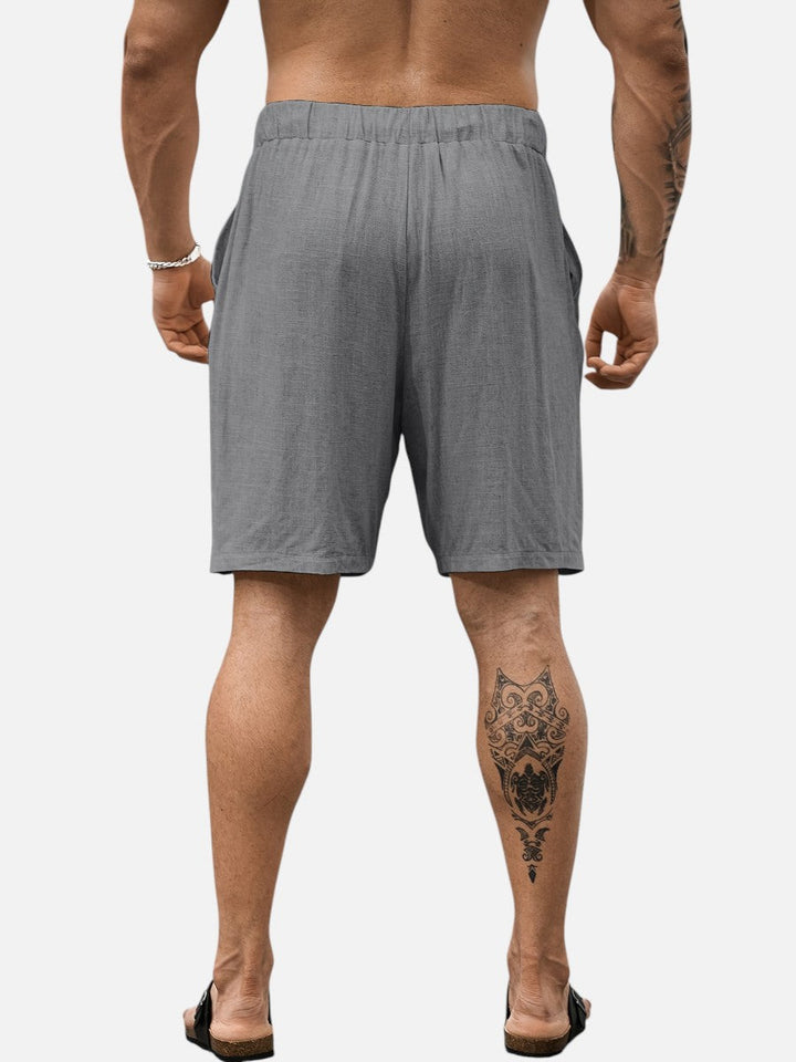 Jude | Refined Casual Drawstring Linen Shorts