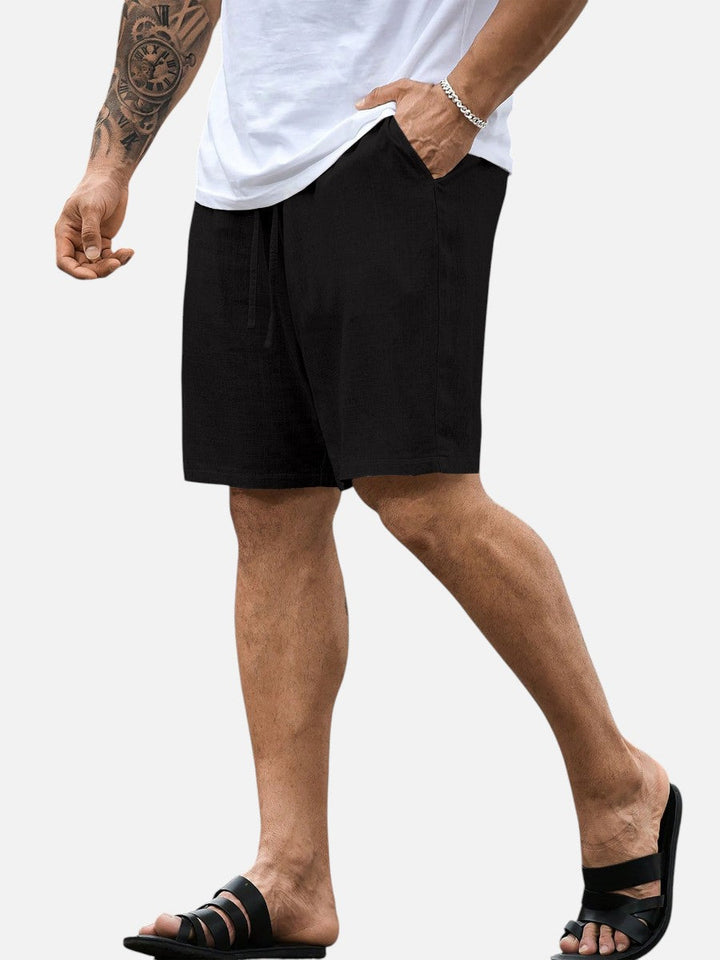 Jude | Refined Casual Drawstring Linen Shorts