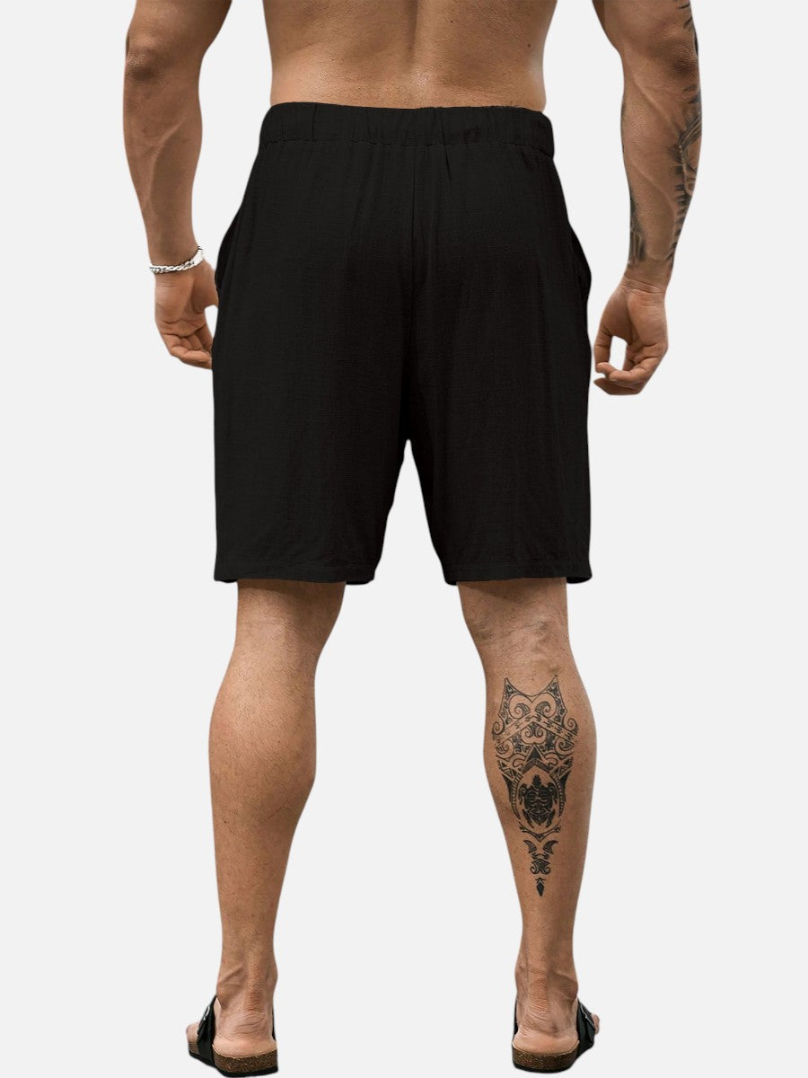 Jude | Refined Casual Drawstring Linen Shorts