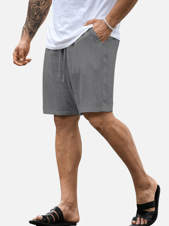 Jude | Refined Casual Drawstring Linen Shorts