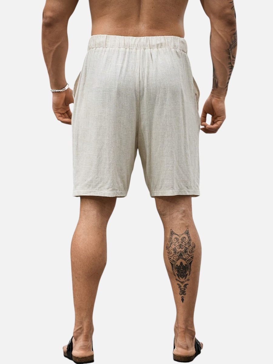 Jude | Refined Casual Drawstring Linen Shorts