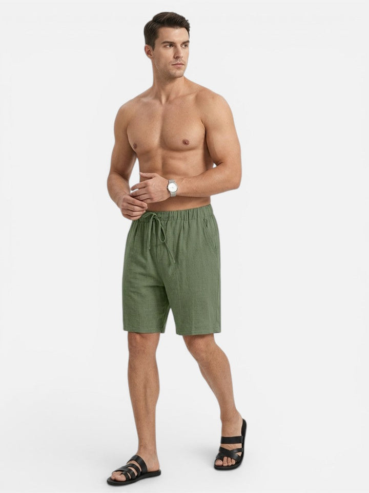 Jude | Refined Casual Drawstring Linen Shorts