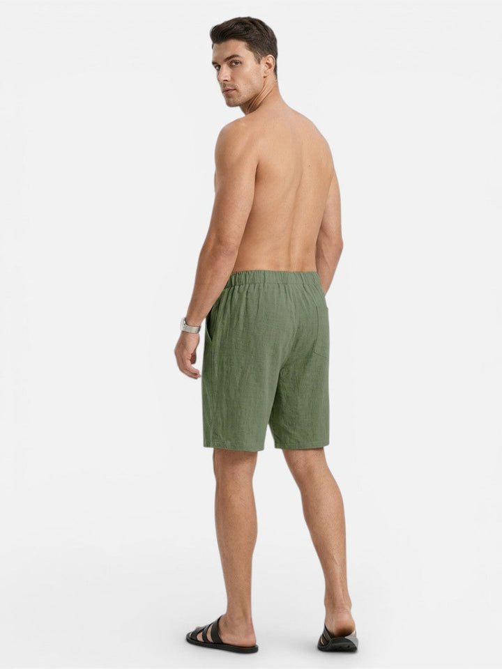 Jude | Refined Casual Drawstring Linen Shorts
