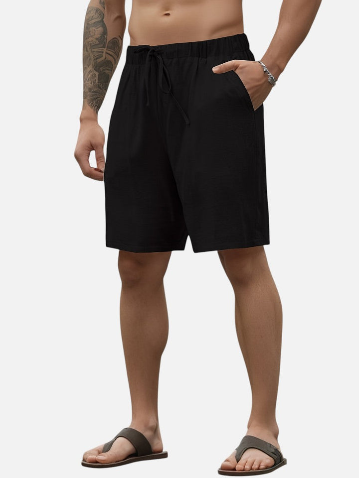 Jude | Refined Casual Drawstring Linen Shorts