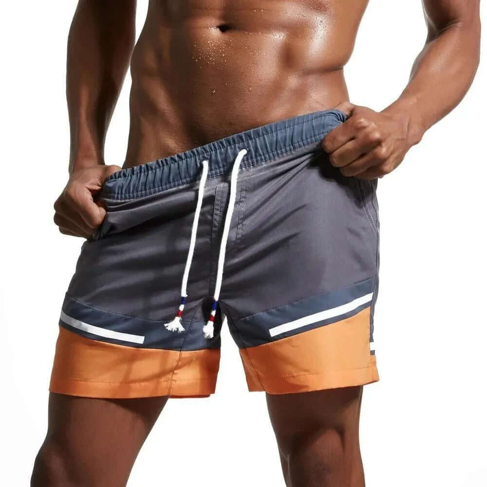 Koa | Classic Striped Quick-Dry Swimming Shorts