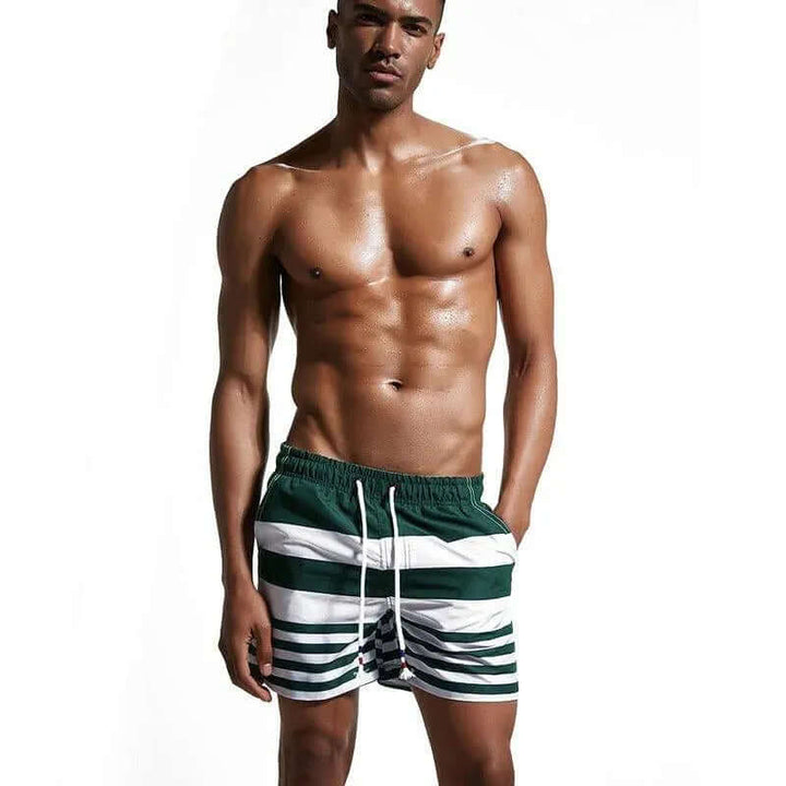 Koa | Classic Striped Quick-Dry Swimming Shorts